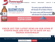 Tablet Screenshot of donnewalddistributing.com